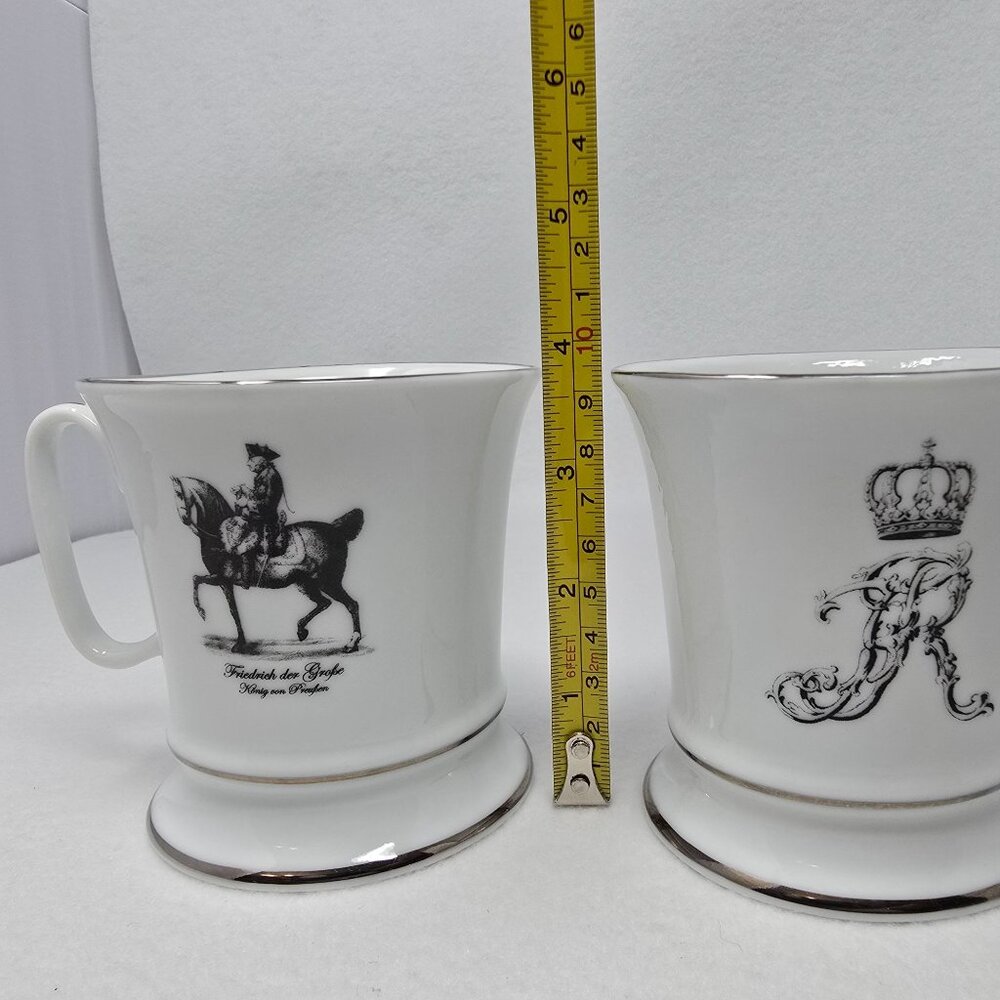 Friedrich Der Große Grosse Fine China Mug Cup King Prussia Great Schlosser - Picture 10 of 12